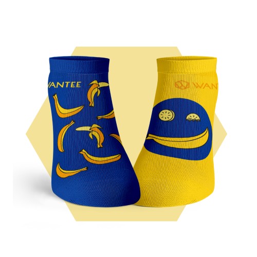 Knöchel Socken Funny Bananen Wantee Knöchel Socken Funny Bananen Wantee