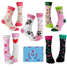 Wantee-Socken Damenclub 5-Pack Geschenkbox