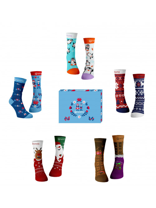 Weihnachtsgeschenk-Socken für Frau Wantee 5-Pack