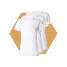 Damen T-Shirt Pure White Wantee weiss 3-Pack
