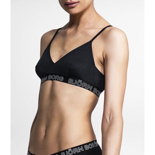 Damen Büstenhalter Björn Borg Solid Triangle Schwarz
