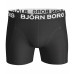 Herren Boxer Björn Borg Solid Cotton Stretch 2-pack- weiß und schwarz