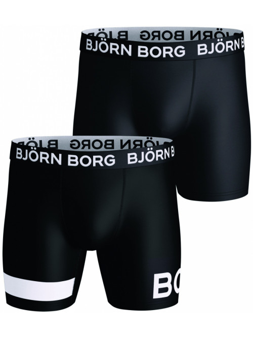 Herren Boxershorts Björn Borg Performance 2-pack schwarz