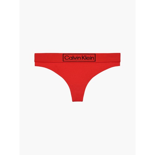 Damen Tangahöschen Calvin Klein Reimagined Heritage Thong Rot