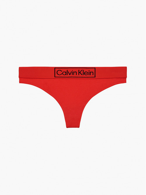 Damen Tangahöschen Calvin Klein Reimagined Heritage Thong Rot