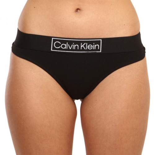 Damen Tangahöschen Calvin Klein Reimagined Heritage Thong Schwarz Damen Tangahöschen Calvin Klein Reimagined Heritage Thong Schwarz