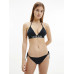 Damen Badeanzug Triangle Bikini Top Calvin Klein Intense Power Schwarz