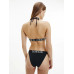 Damen Badeanzug Triangle Bikini Top Calvin Klein Intense Power Schwarz