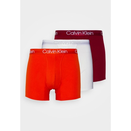 Herren Boxershorts Calvin Klein Modern Structure CTN-Boxer Brief Orange, Weiß, Weinrot 3-pack Herren Boxershorts Calvin Klein Modern Structure CTN-Boxer Brief Orange, Weiß, Weinrot 3-pack