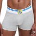 Calvin Klein Herren Boxershorts CK ONE Yellow Logo Grau