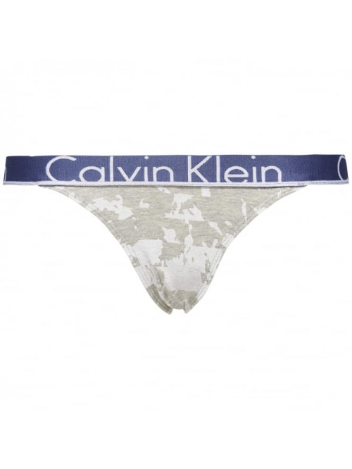 Damen Höschen Calvin Klein Marble Stripe Print Weiß-Grau