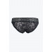 Damen Höschen Calvin Klein WILDFLOWER-BIKINI Schwarz
