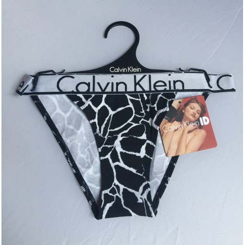 Damen Höschen Calvin Klein ID Cotton Weiß / Schwarz