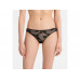 Damen-Slip Calvin Klein Lily Lace Bikini - Schwarze Spitze