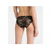 Damen-Slip Calvin Klein Lily Lace Bikini - Schwarze Spitze