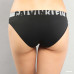 Damen Höschen Calvin Klein Seamless Logo Bikini Schwarz