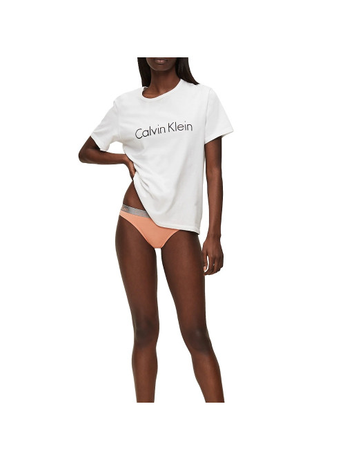 Damen Tangahöschen Calvin Klein Radiant Cotton Thong Lachs