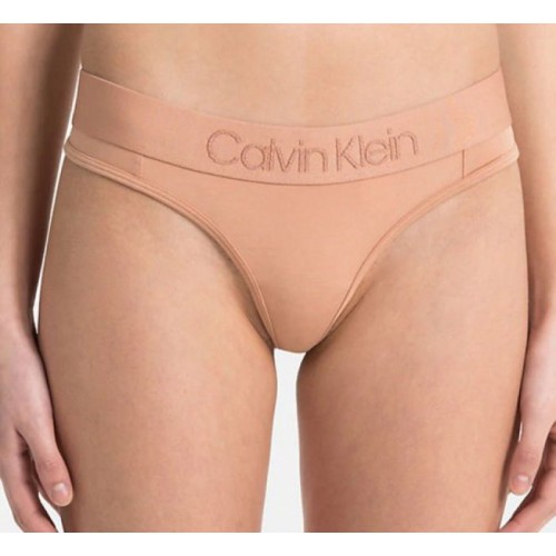 Damen Tangahöschen Calvin Klein Tonal Logo Thong Beige Damen Tangahöschen Calvin Klein Tonal Logo Thong Beige