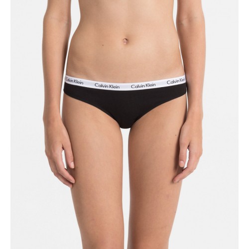 Damen Höschen Calvin Klein Bikini Slip Schwarz Damen Höschen Calvin Klein Bikini Slip Schwarz