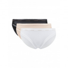 Damen Höschen Calvin Klein Bikini mit Spitze Schw...