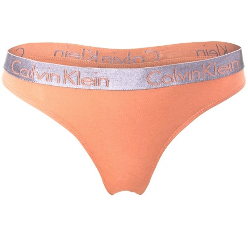 Damen Höschen Calvin Klein Radiant Cotton Bikini Lachs Damen Höschen Calvin Klein Radiant Cotton Bikini Lachs