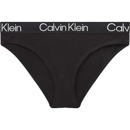 Damen Höschen Calvin Klein Structure Cotton Cheeky Bikini Schwarz