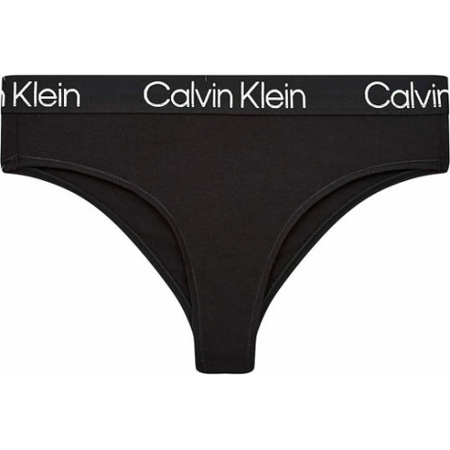 Damen Höschen Calvin Klein Structure Cotton - High Leg Brazilian Schwarz