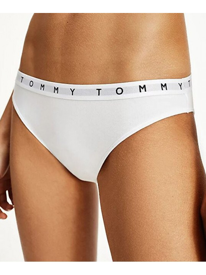 Damen Höschen Tommy Hilfiger Print Bikini 3-pack Mehrfarbig - Rosarot, Schwarz, Weiß