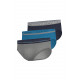 Herren Slips Cotton Stretch 3-pack Schwarz, Blau, ...