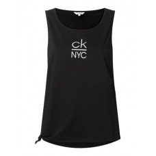Damen Tanktop Calvin Klein Side Knotted Tank Schwa...