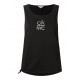 Damen Tanktop Calvin Klein Side Knotted Tank Schwa...