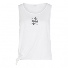 Damen Tanktop Calvin Klein Side Knotted Tank Weiß