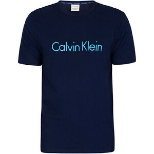Herren T-Shirt Calvin Klein Comfort Cotton SS Crew Neck Blau Herren T-Shirt Calvin Klein Comfort Cotton SS Crew Neck Blau