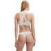 Damen Tangahöschen Calvin Klein MC Metallic-Thong Beige