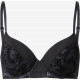 Damen-BH Calvin Klein BLACK WILDFLOWER-LL DEMI SPA...