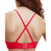 Damen BH Calvin Klein Monolight CTN Holiday-LGHT Lined Triangle Rot