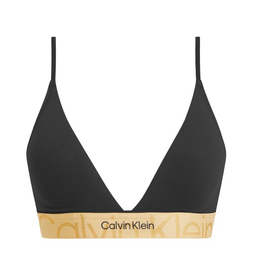 Damen BH Calvin Klein Monolight CTN Holiday-LGHT Lined Triangle Schwarz