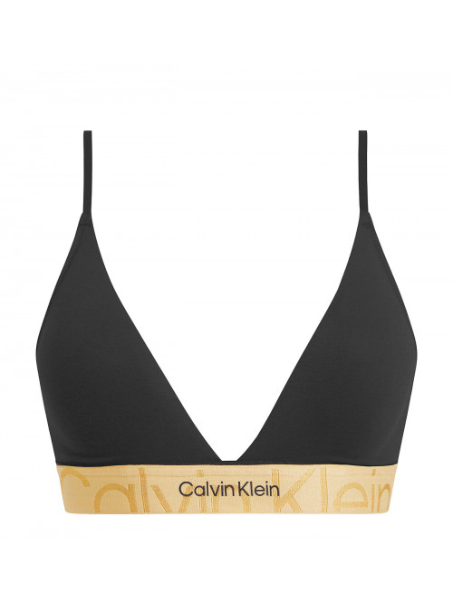 Damen BH Calvin Klein Monolight CTN Holiday-LGHT Lined Triangle Schwarz