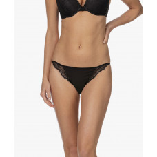 Damen Höschen Calvin Klein Black Linear Lace-Biki...