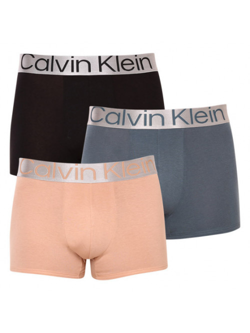 Herren Boxershorts Calvin Klein CKR Steel Cotton-Trunk mehrfarbig 3-pack