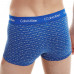 Herren Boxershorts Calvin Klein Cotton Stretch Low Rise Trunk Blau 3-pack