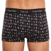 Herren Boxershorts Calvin Klein Cotton Stretch Low Rise Trunk Weiß, Lavendel, Schwarz mit Buchstaben 3er-Pack