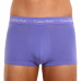 Herren Boxershorts Calvin Klein Cotton Stretch Low Rise Trunk Weiß, Lavendel, Schwarz mit Buchstaben 3er-Pack