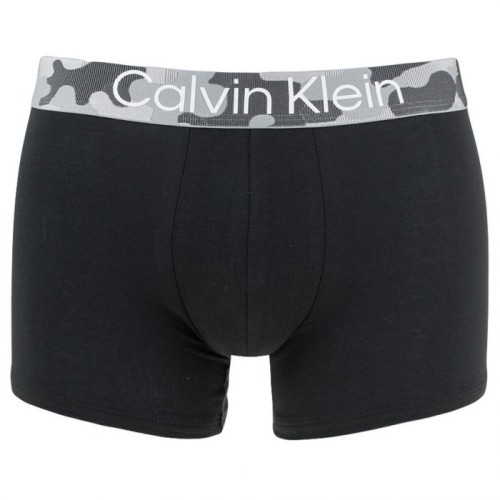 Herren Boxershorts Calvin Klein Trunk Camo Schwarz