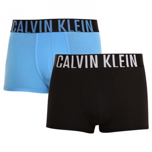 Herren Boxershorts Calvin Klein Intense Power CTN Trunk Schwarz, Blau 2-pack Herren Boxershorts Calvin Klein Intense Power CTN Trunk Schwarz, Blau 2-pack