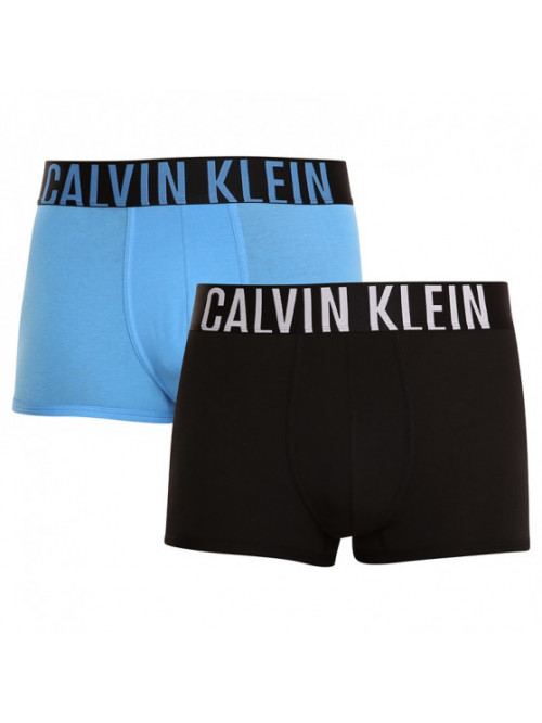 Herren Boxershorts Calvin Klein Intense Power CTN Trunk Schwarz, Blau 2-pack