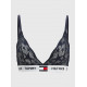 Damen BH Tommy Hilfiger 85 Star Lace-Triangle Bra ...