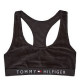 Damen Tommy Hilfiger Unlined Bralette Velour Schwa...