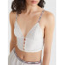 Damen BH Tommy Hilfiger Eyelet-Triangle Bra Ivory
