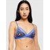 Damen-BH Tommy Hilfiger Original Lace-Unlined Lace Triangle Print Blau